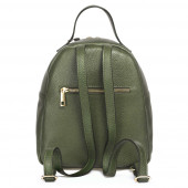 Rucsac dama din piele naturala DiAmanti Tommaso Verde Scuro I